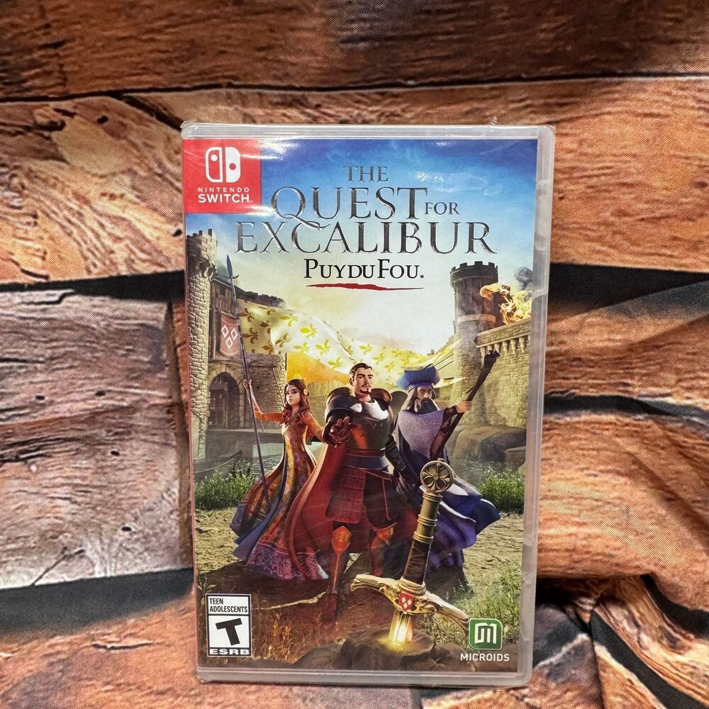 The Quest for Excalibur Puy du Fou Nintendo Switch New Sealed Microids RPG Game